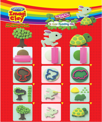 

Craftival Imagi Clay The Turtle and the Rabbit SK-200M-G Set of 2