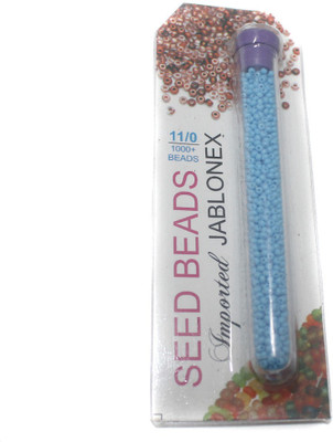 

Jaunty Beadsnfashion Imported Jablonex Seed Beads Opaque Turquoise