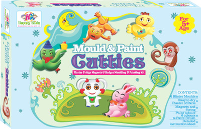 

Happy Kidz Mould and Paint Cutties Art & Craft Toys for Kids