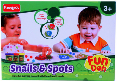 

Funskool Fun Doh Snails & Spots