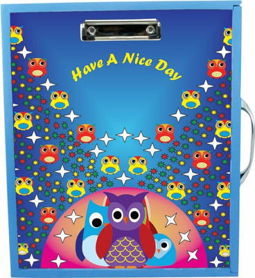 

Enigmatic Woodworks Wooden Art Box - Owl Theme1(Blue)