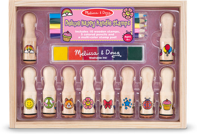 

Melissa & Doug Deluxe Happy Handle Stamps
