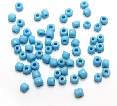 

Jaunty Beadsnfashion Seed Beads Opaque Turquoise (100 Gm)