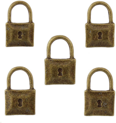 

Tootpado Lock Flat Back Metal Craft & Scrapbooking Embellishments (1l1063) - Antique Metal Charms and Pendants
