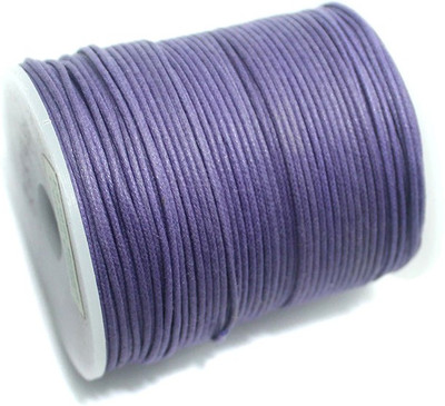 

Jaunty Beadsnfashion Jewellery Making Cotton Cord Purple 1 MM (100 Mtrs.)
