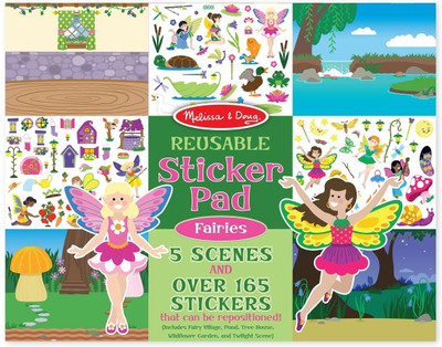 

Melissa & Doug Reusable Sticker Pad - Fairies