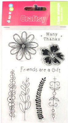 

Vardhman Vardhman Silicon Clear Stamp many thanks design