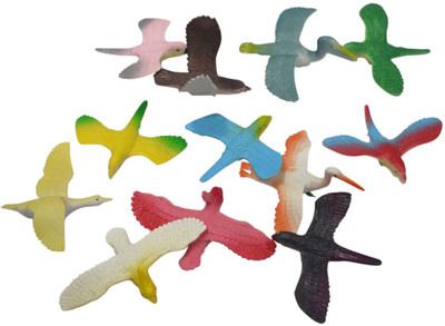

AsianHobbyCrafts Plastic Birds Size 1.5 Inch"x 12 Pcs
