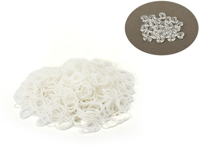 

Rainbow Loom Solid Bands - White