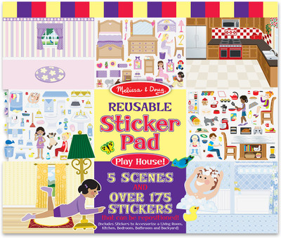 

Melissa & Doug Play House! Reusable Sticker Pad