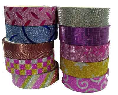 

PAPYRUS Colourful Adhesive Decorative Glitter Tape Roll