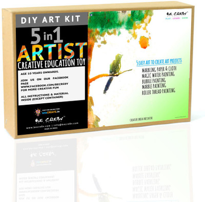 

Be Cre8v 5 In 1 Art Craft Kit