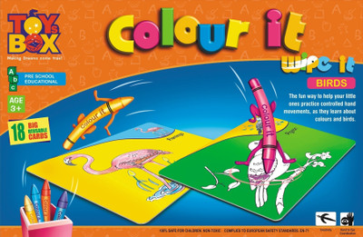 

Toysbox Colour It Wipe It - Birds