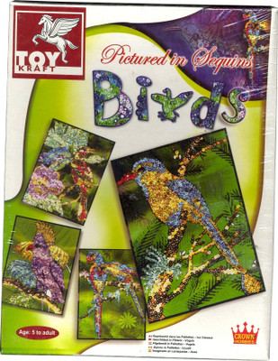 Toy Kraft Sequin Craft Birds
