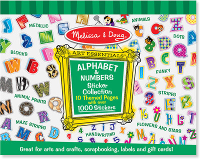 

Melissa & Doug Alphabet & Numbers Sticker Collection