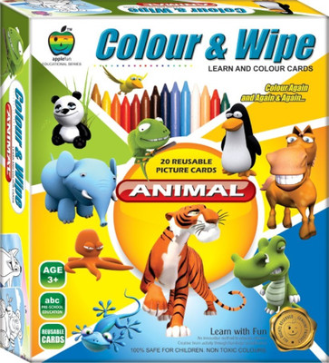 

Apple Fun Colour & Wipe Animals Jr.