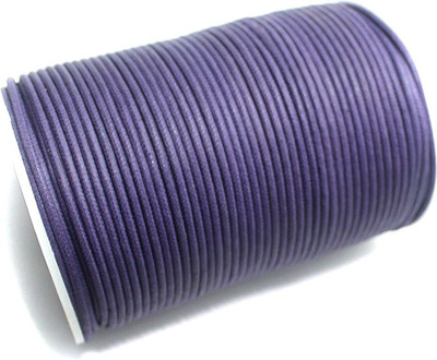 

Jaunty Beadsnfashion Jewellery Making Cotton Cord Purple 2 MM (100 Mtrs.)