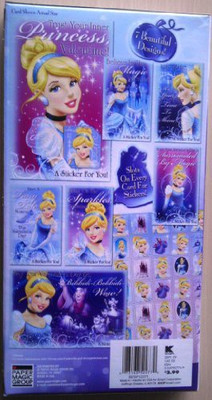 Paper Magic Disney Princess Cinderella Valentine Cards with Stickers BESP121271 available at flipkart for Rs.898