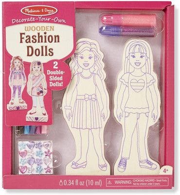 

Melissa & Doug DYO Fashion Dolls
