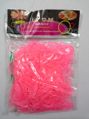 

Shatchi 600 Pink Glow In Dark Loom Band Refill Kit Kids Toys Arts Crafts With S Clips & Hook,Gift For Birthday, Anniversary, Festival