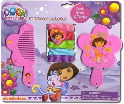 

Global Design Concepts Dora The Explorer Comb Mirror & Terries Set 7Pc