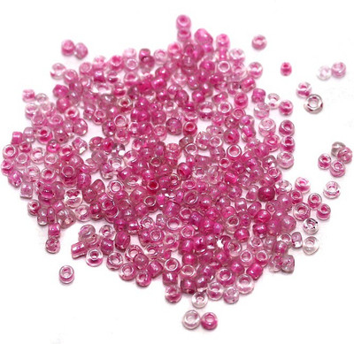 

Jaunty Beadsnfashion 100 Inside Color Seed Beads Hot Pink (100 Gm)