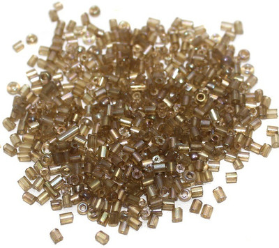 

Jaunty Beadsnfashion Seed Bugles Beads Mehndi Rainbow (100 Gm)