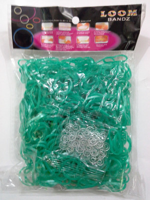 

Shatchi 600 Metallic Green Loom Band Refill Kit Kids Toys Arts Crafts Toys With S Clips & Hook,Gift For Birthday, Anniversary, Festival