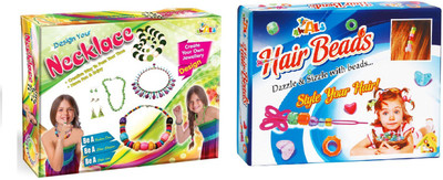 

Awals PACK OF 2 NACKLACE AND HAIR BEADS
