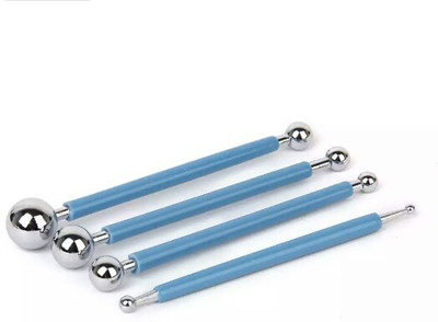 

BestUBuy 4X Fondant Cake Flower Decorating Clay Sugarcraft Ball Modelling Cutter DIY Tool