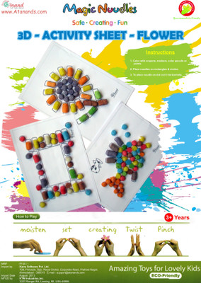 

Atanands Magic Nuudles 3D Activity Sheet Flower