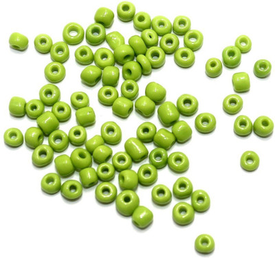 

Jaunty Beadsnfashion Seed Beads Opaque Peridot (100 Gm)