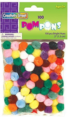 

Creativity Street Pom Pons Assorted Colors
