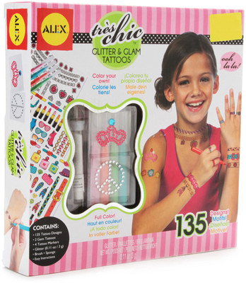 

Alex Toys Tre's Chic Glitter & Glam Tattoos