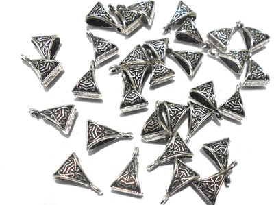 

GOELX Silver antique Bails/ Loops for jewelry making