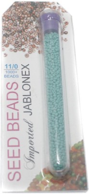 

Jaunty Beadsnfashion Imported Jablonex Seed Beads Opaque Aquamarine Green