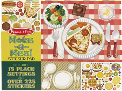 

Melissa & Doug Make-a-Meal Sticker Pad
