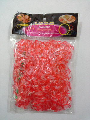 

Shatchi 8 Tone Red And Transparent 600 Loom Band Refill Kit Kids Arts Crafts Toys With S Clips & Hook,Birthday, Anniversary, Festival