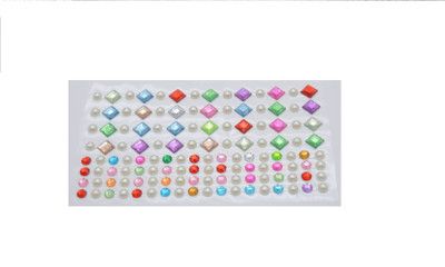 

ecaart Flat base Multicolor/MultiShape Stones for Jewellery making