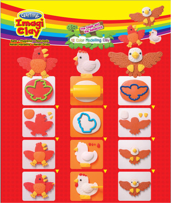 

Craftival Imagi Clay The Eagle and the Gamecock SK-200M-C Set of 2