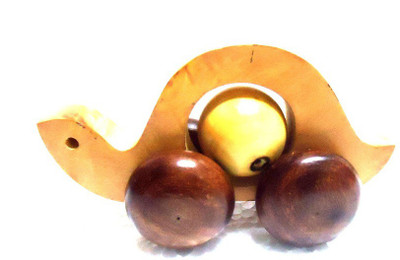 

Desi Karigar wooden tortoise