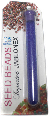 Jaunty Beadsnfashion Imported Jablonex Seed Beads Trans Blue
