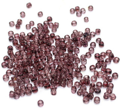 

Jaunty Beadsnfashion Seed Beads Purple Trans (100 Gm)
