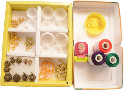 

Udhayam Silk Thread Jhumkas Making Kit