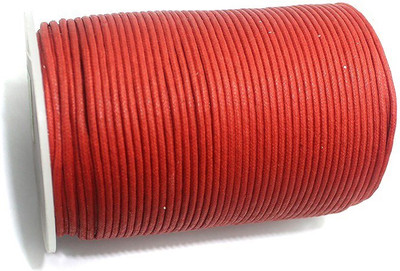

Jaunty Beadsnfashion Jewellery Making Cotton Cord Red 2 MM (100 Mtrs.)