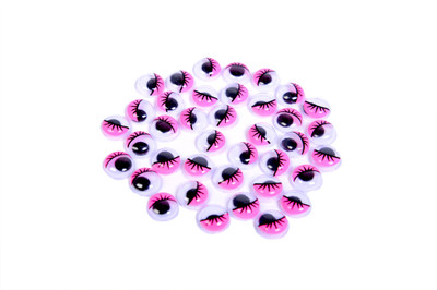 

Vardhman Googly pink eyes