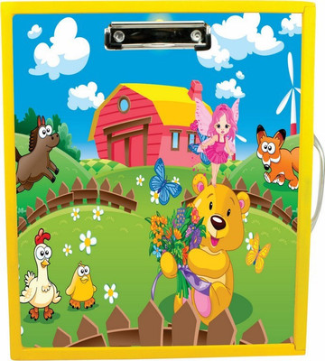 

Enigmatic Woodworks Wooden Art Box -Farm House Theme1(Yellow)