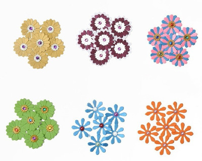 

Vardhman Hand Made Paper Flowers For Art & Craft , Decoration , 60 Pcs