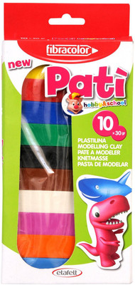 

Fibracolor Fibracolor Pati Modelling Clay - Pack of 10 Colours
