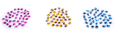 

Vardhman googly eyes ,colored, 3 colors, pack of 300
